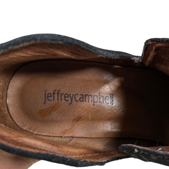 Jeffrey Campbell Rosalee Suede Ankle Booties EUC $160 Size 9   S3091 - Picture 12 of 13